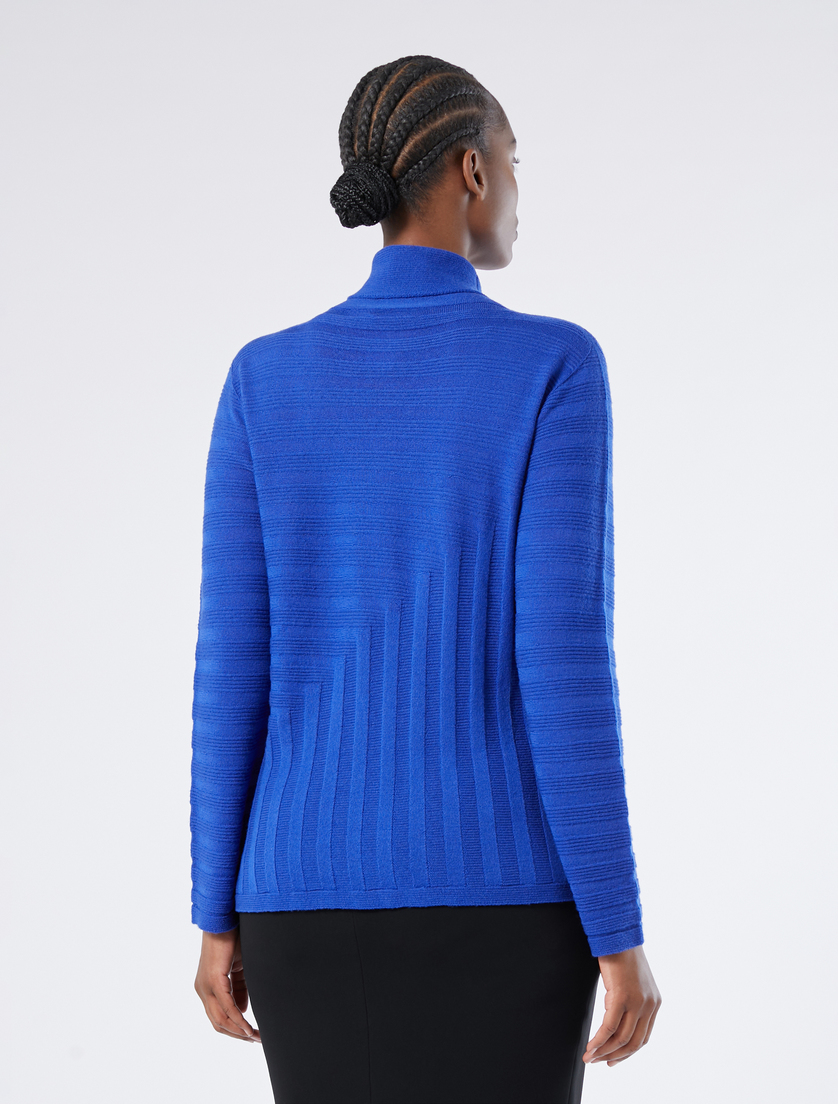 Rollkragenpullover aus reiner Wolle - LICHTBLAU - Marina Rinaldi - 4 Rollkragenpullover aus reiner Wolle - LICHTBLAU - Marina Rinaldi - 4
