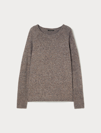 Boxy-Fit-Pullover mit Strass - Marina Rinaldi