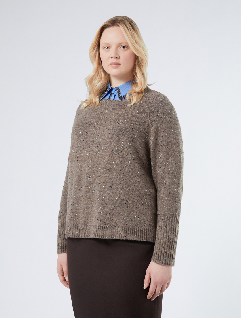 Boxy-Fit-Pullover mit Strass - TAUBENGRAU - Marina Rinaldi - 3 Boxy-Fit-Pullover mit Strass - TAUBENGRAU - Marina Rinaldi - 3