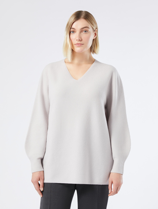 Pure cashmere sweater - GREY PINK