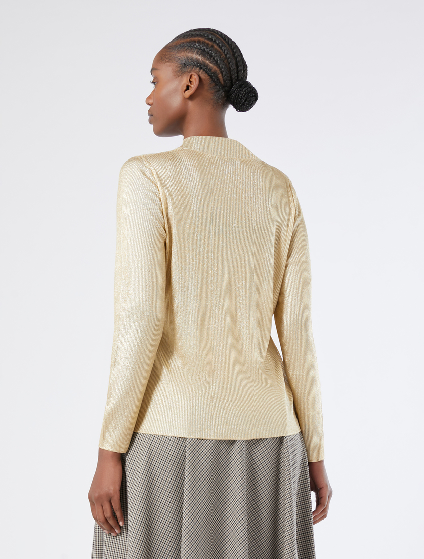 Pullover aus laminiertem Gewebe - GOLD - Marina Rinaldi - 4 Pullover aus laminiertem Gewebe - GOLD - Marina Rinaldi - 4