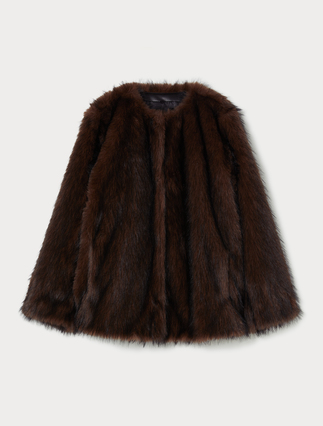 Jacket in fluffy fabric - Marina Rinaldi