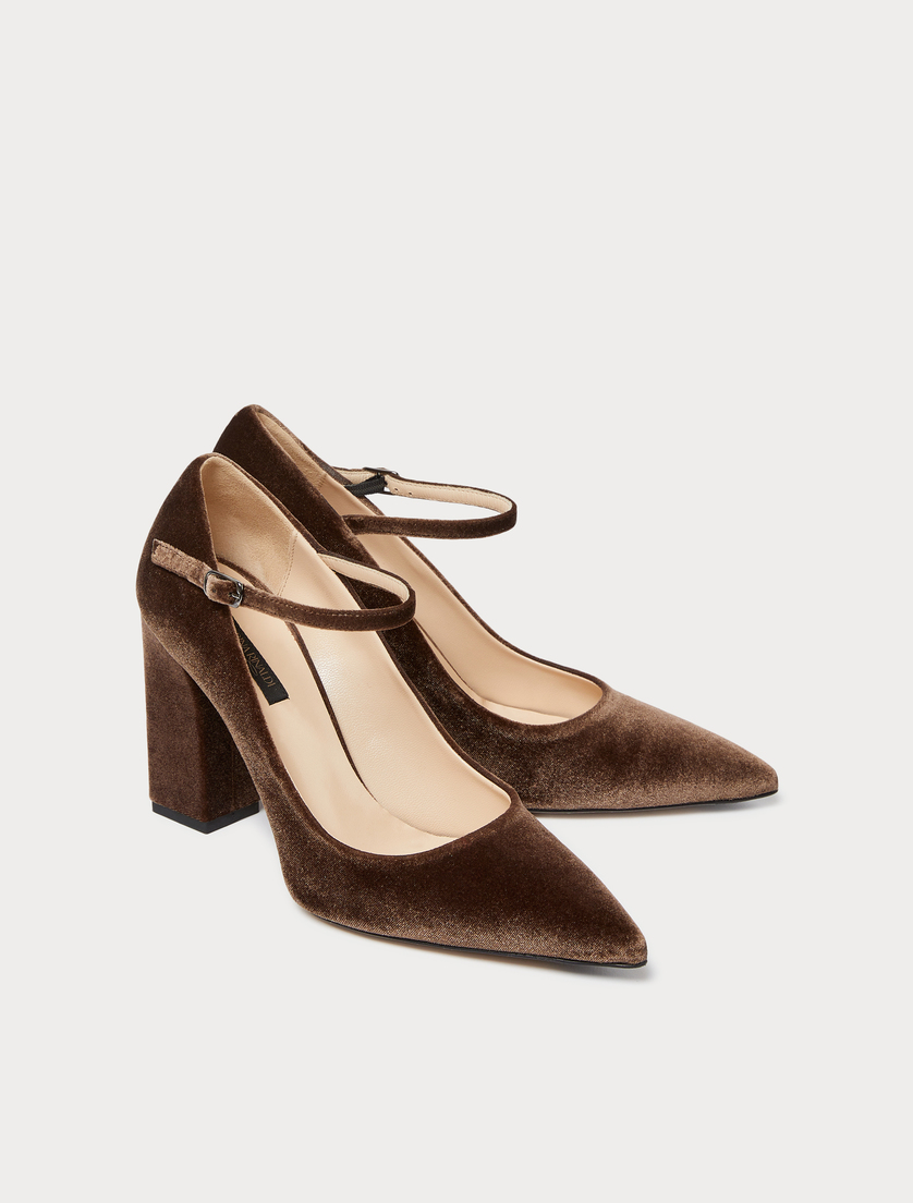 Velvet court shoes - TURTLEDOVE - Marina Rinaldi - 2 Velvet court shoes - TURTLEDOVE - Marina Rinaldi - 2