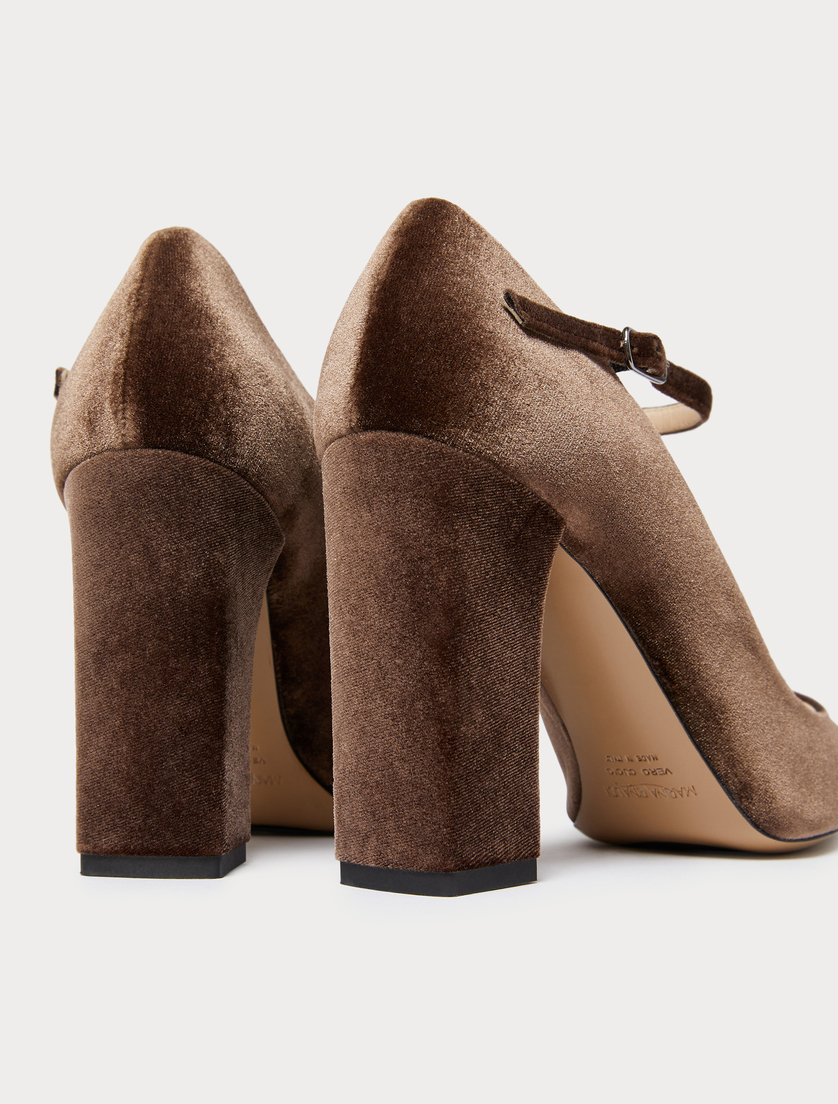 Velvet court shoes - TURTLEDOVE - Marina Rinaldi - 3 Velvet court shoes - TURTLEDOVE - Marina Rinaldi - 3