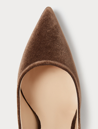 Pumps aus Samt - Marina Rinaldi