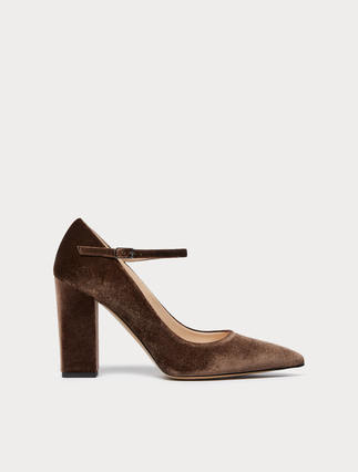Velvet court shoes - TURTLEDOVE
