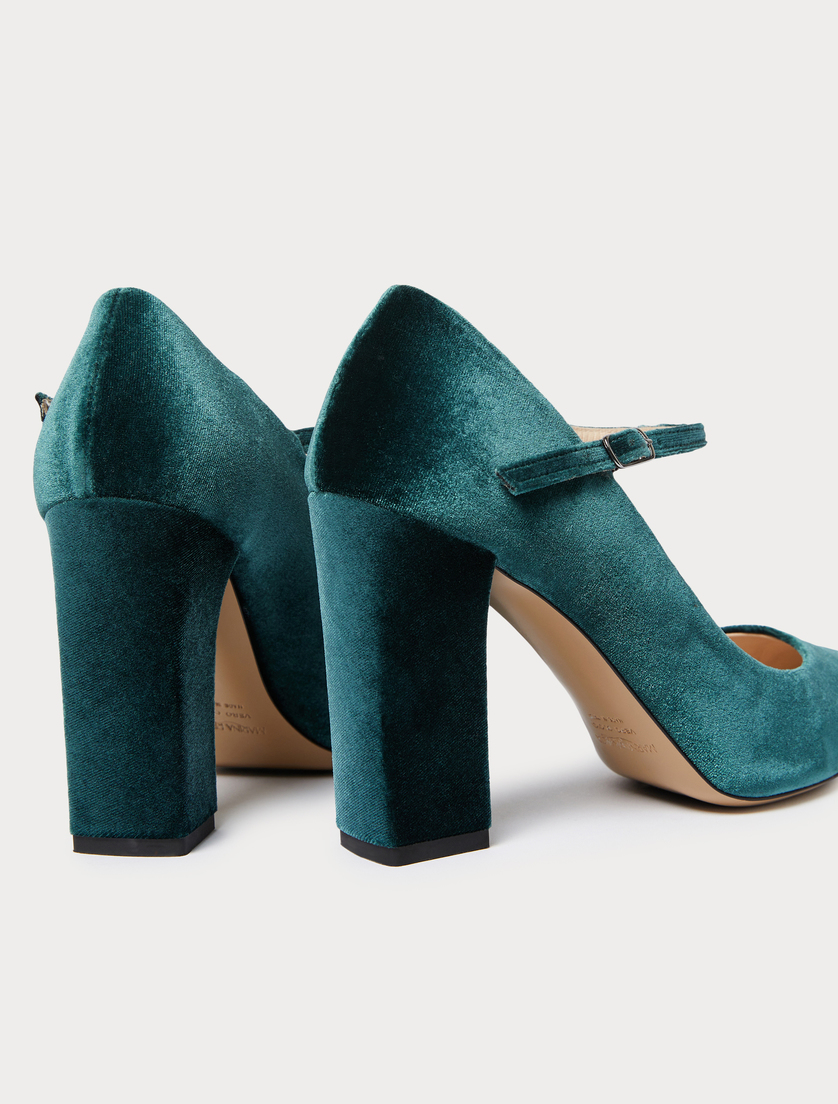 Pumps aus Samt - PETROL - Marina Rinaldi - 3 Pumps aus Samt - PETROL - Marina Rinaldi - 3