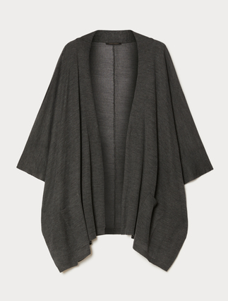 Poncho aus Wolle und Seide - Marina Rinaldi