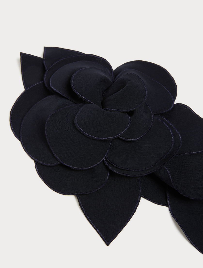 Flower brooch - MIDNIGHTBLUE - Marina Rinaldi - 2