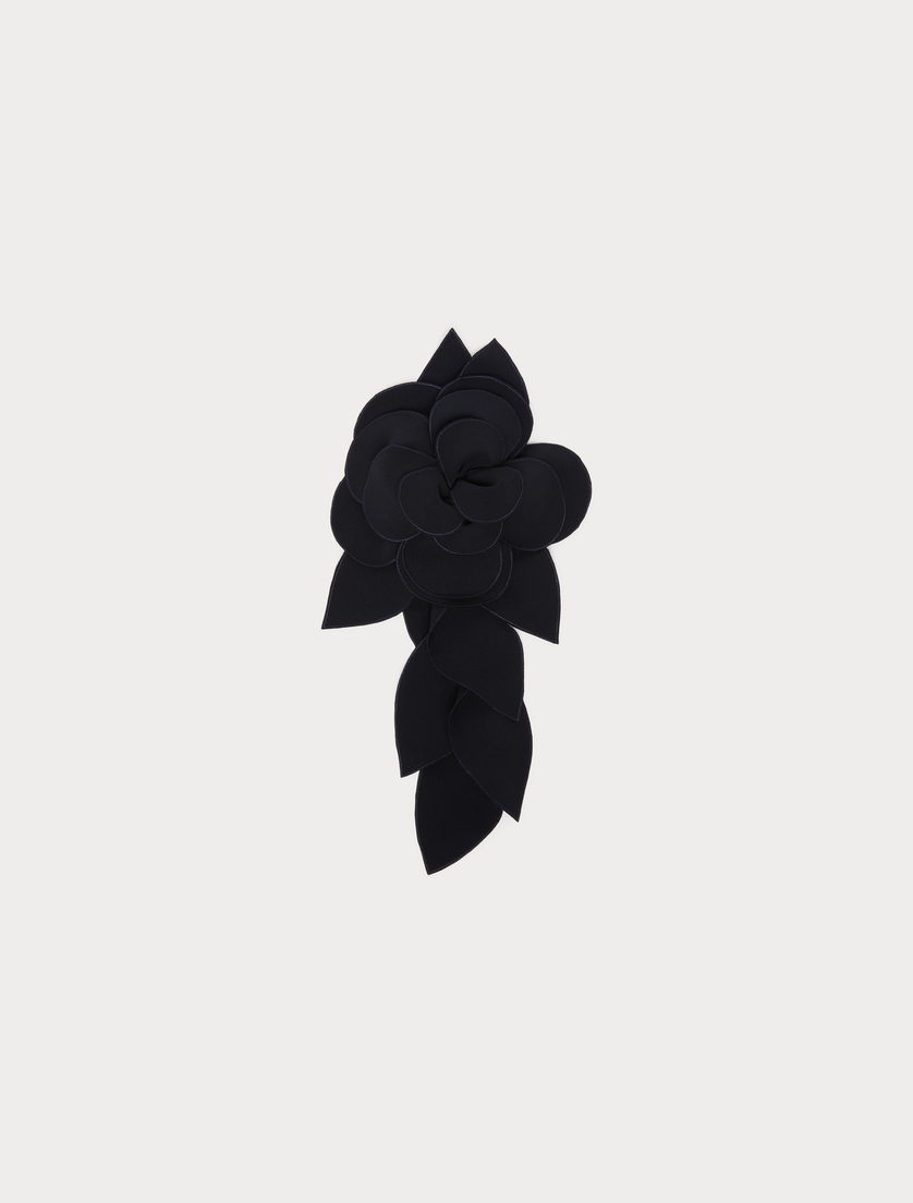Flower brooch - MIDNIGHTBLUE - Marina Rinaldi