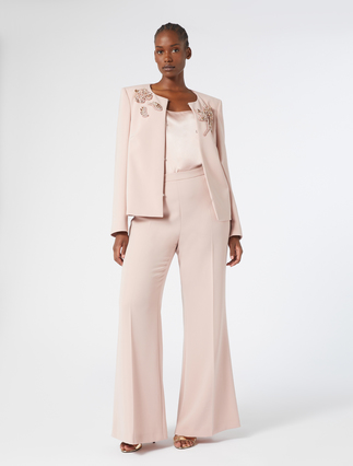 Top aus Seidensatin - ROSA