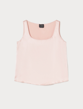 Silk-satin top - Marina Rinaldi