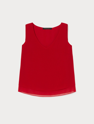 Crepe georgette top - Marina Rinaldi