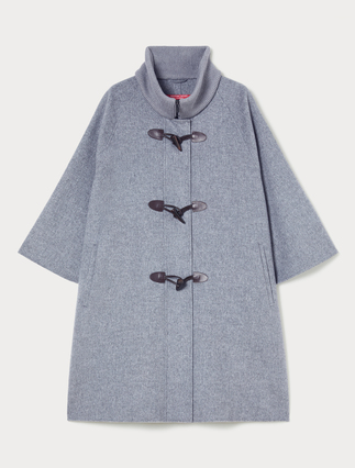 Double-faced wool blend cape - Marina Rinaldi