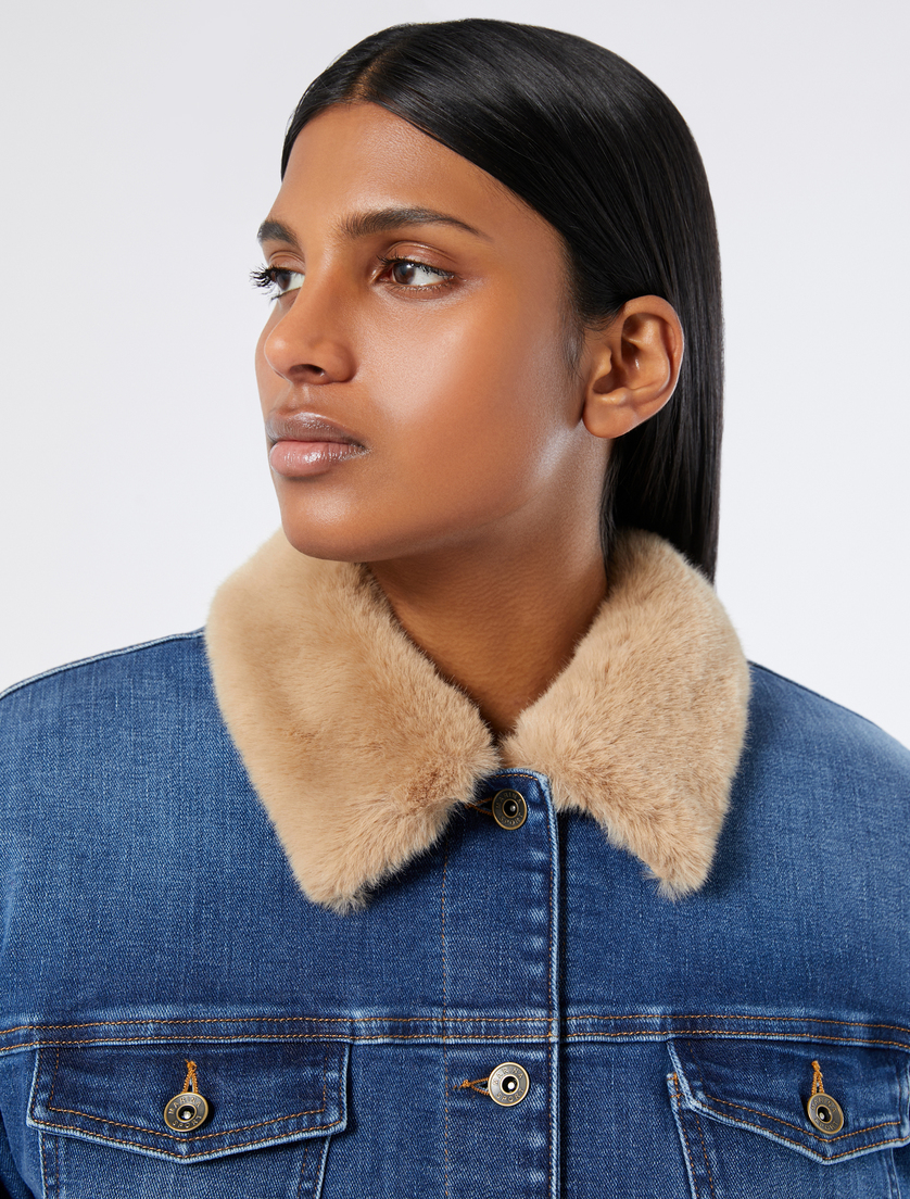 Denim jacket - NAVY - Marina Rinaldi - 5 Denim jacket - NAVY - Marina Rinaldi - 5