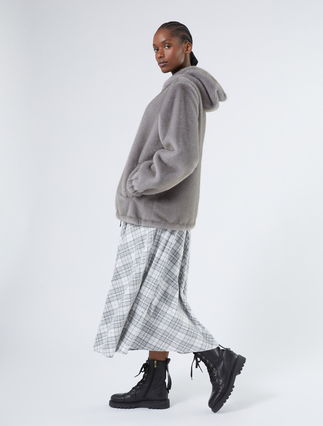 Long cotton skirt with rhinestones - Marina Rinaldi