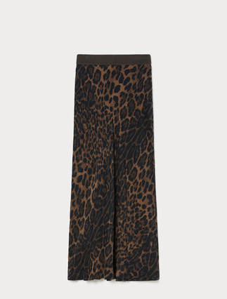 Printed twill skirt - Marina Rinaldi