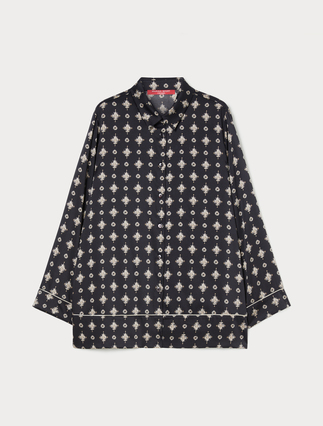 Printed twill shirt - Marina Rinaldi