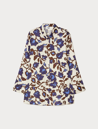 Printed twill shirt - Marina Rinaldi