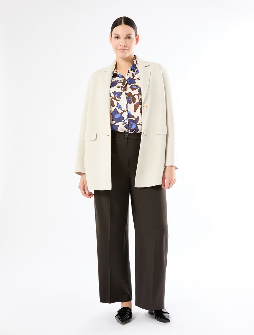 Printed twill shirt - IVORY - Marina Rinaldi - 2