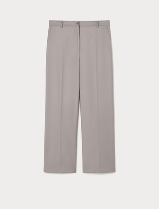 Pantalón de gabardina de lana - Marina Rinaldi