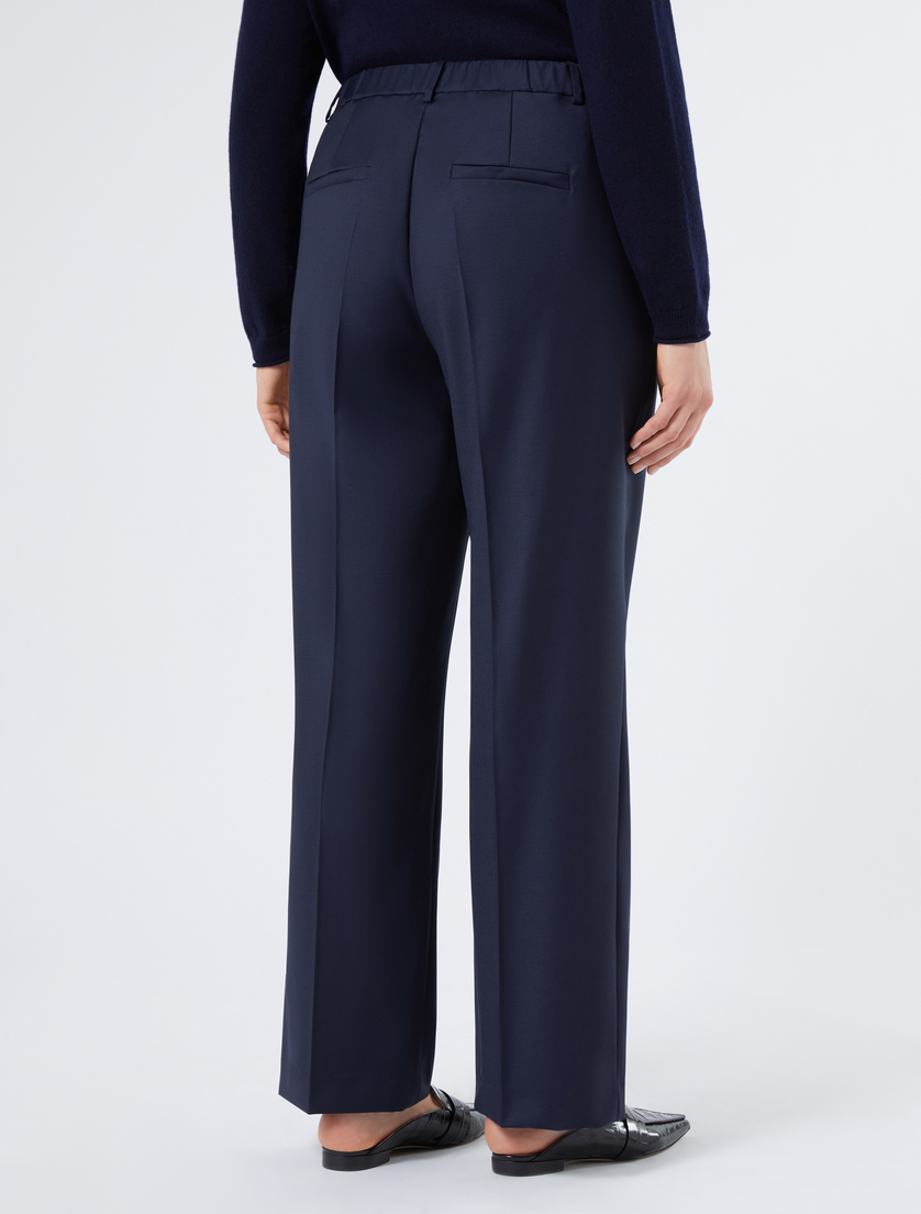 Pantalón de gabardina de lana - AZUL NOCHE - Marina Rinaldi - 4 Pantalón de gabardina de lana - AZUL NOCHE - Marina Rinaldi - 4