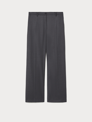 Pantalón de gabardina de lana - Marina Rinaldi