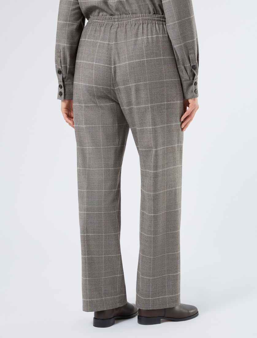 Pantalón de franela de lana - MARRON - Marina Rinaldi - 4 Pantalón de franela de lana - MARRON - Marina Rinaldi - 4