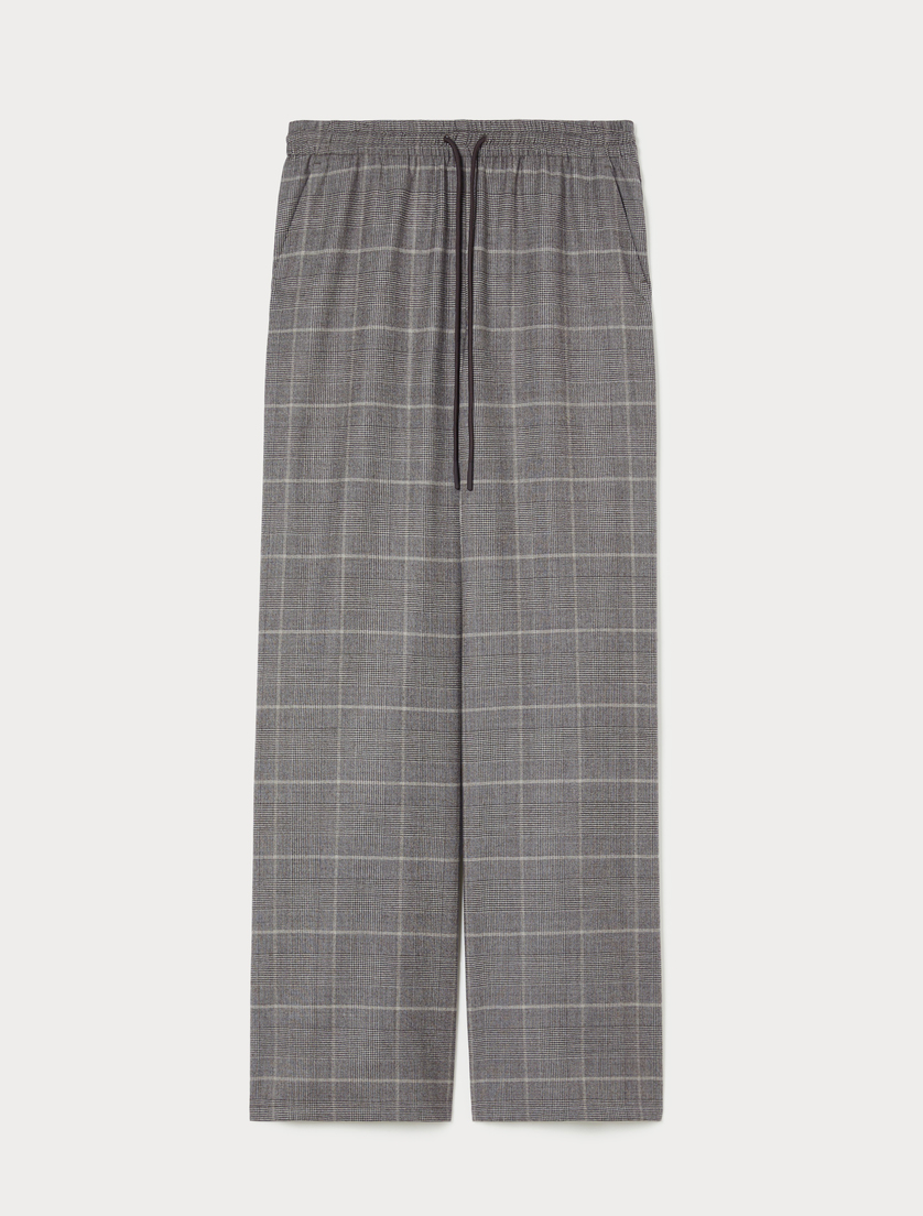 Pantalón de franela de lana - MARRON - Marina Rinaldi Pantalón de franela de lana - MARRON - Marina Rinaldi
