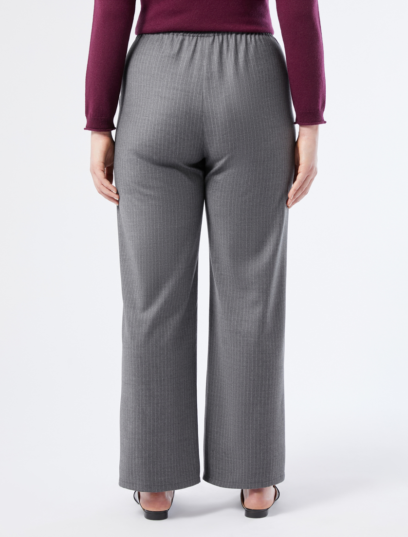 Pantalón de franela de lana - GRIS MEDIO - Marina Rinaldi - 4 Pantalón de franela de lana - GRIS MEDIO - Marina Rinaldi - 4