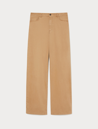 Satin wide-leg trousers - Marina Rinaldi
