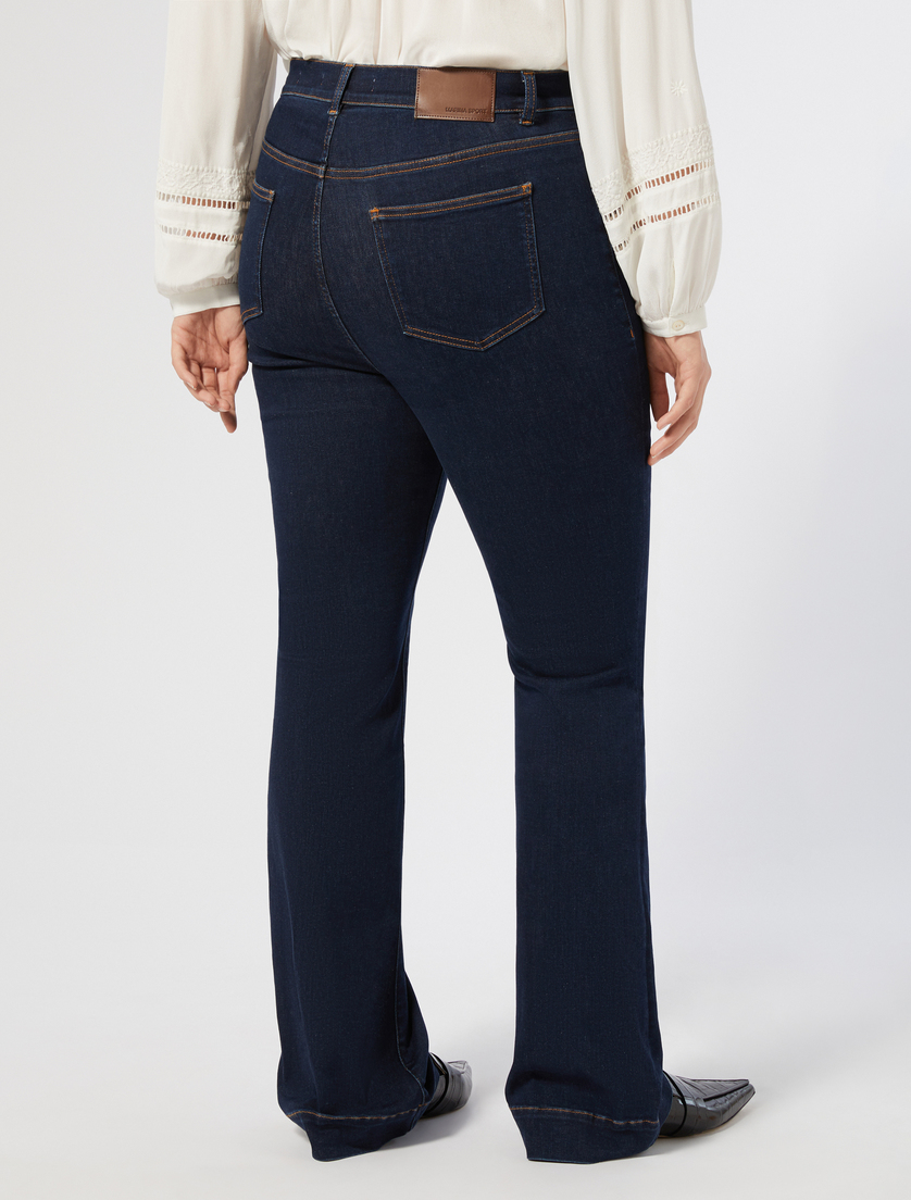 Flared denim jeans - NAVY - Marina Rinaldi - 4