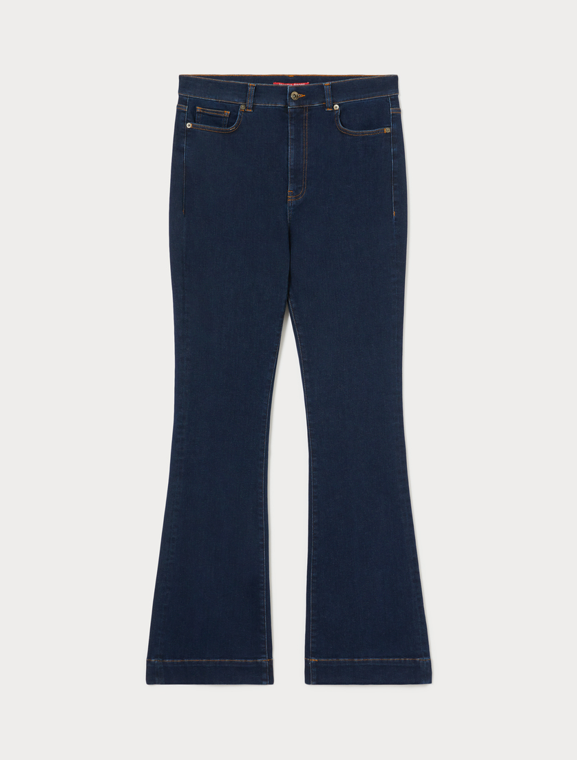 Flared denim jeans - NAVY - Marina Rinaldi