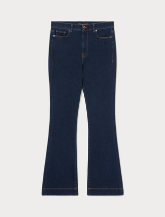 Flared denim jeans - Marina Rinaldi