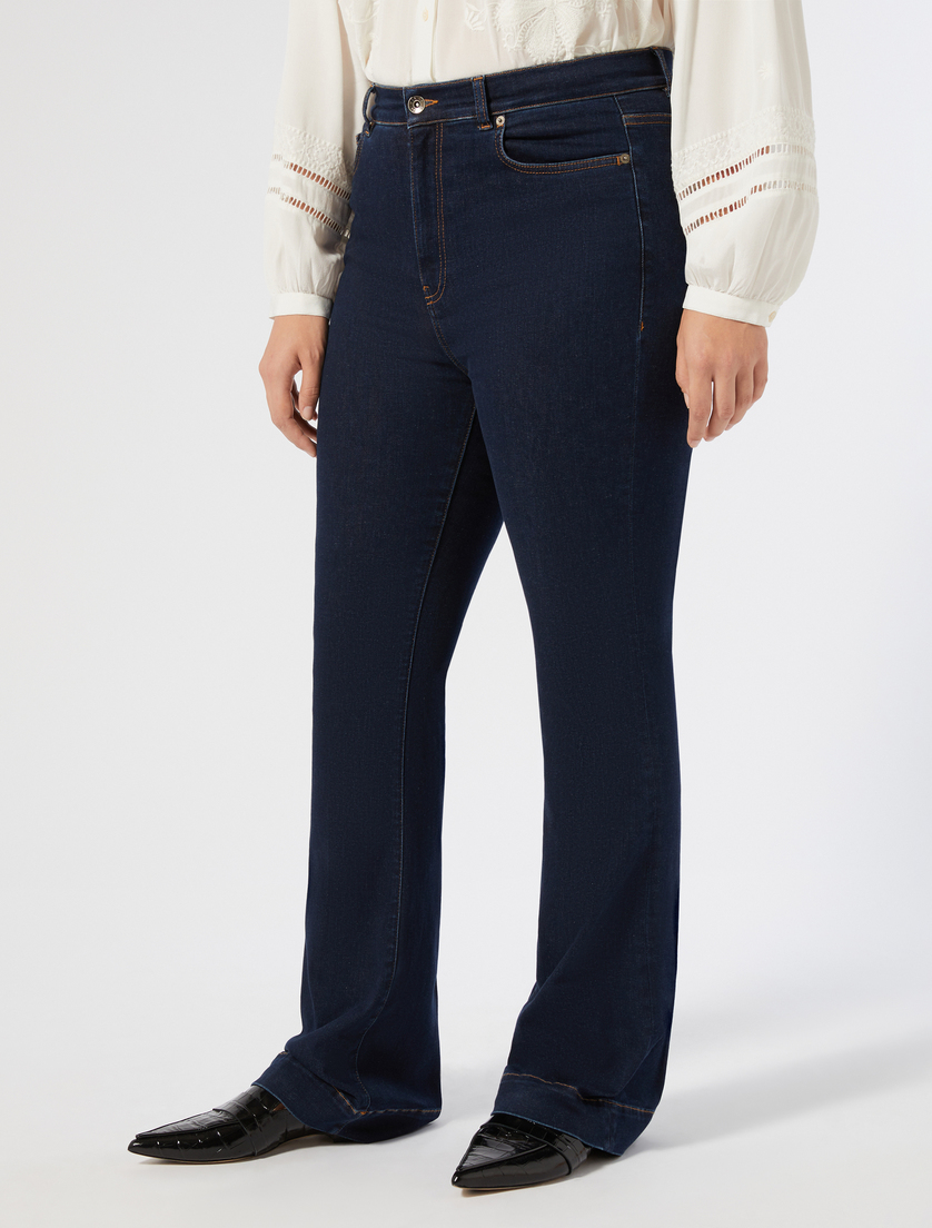 Flared denim jeans - NAVY - Marina Rinaldi - 3