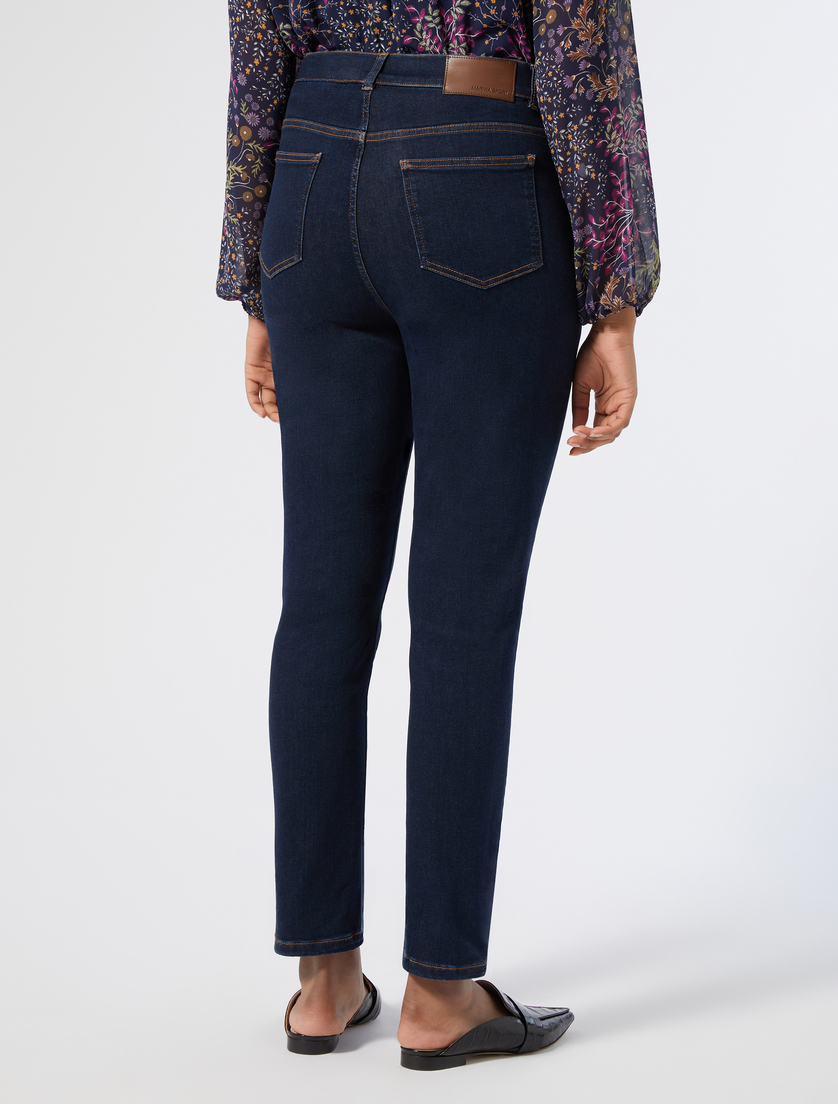 Lyocell denim slim jeans - NAVY - Marina Rinaldi - 4 Lyocell denim slim jeans - NAVY - Marina Rinaldi - 4