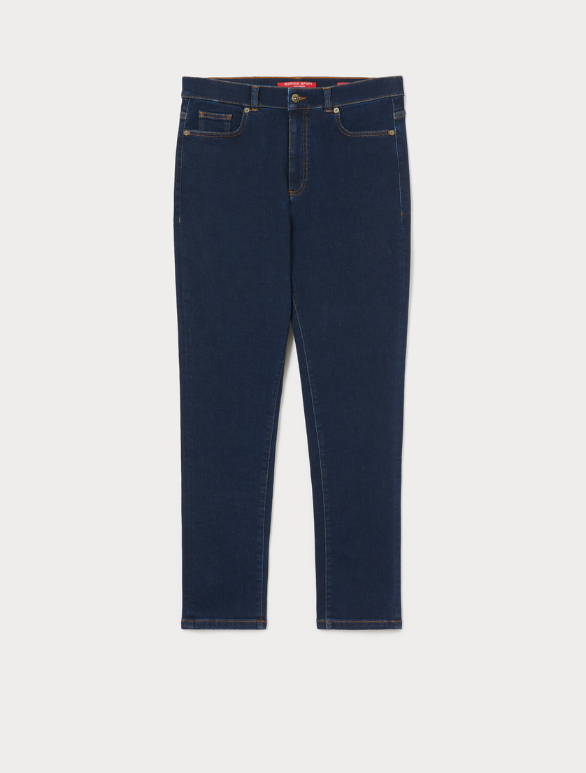 Lyocell denim slim jeans - NAVY - Marina Rinaldi Lyocell denim slim jeans - NAVY - Marina Rinaldi
