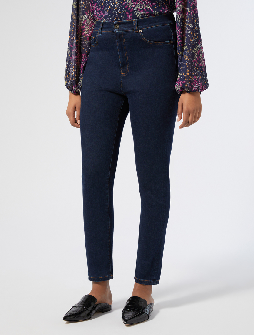 Lyocell denim slim jeans - NAVY - Marina Rinaldi - 3 Lyocell denim slim jeans - NAVY - Marina Rinaldi - 3