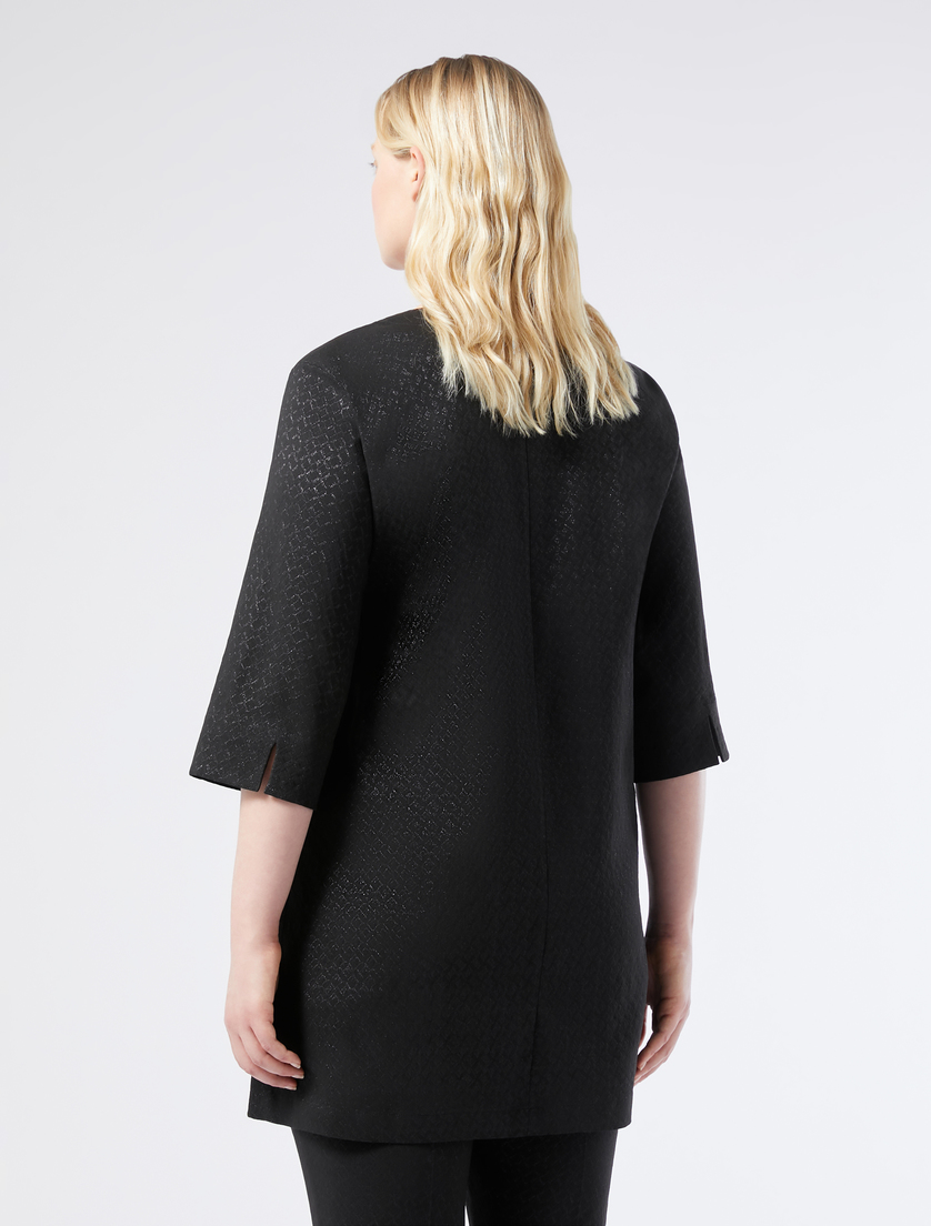 Jacquard tunic - BLACK - Marina Rinaldi - 4