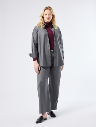 Wool flannel tunic - Marina Rinaldi