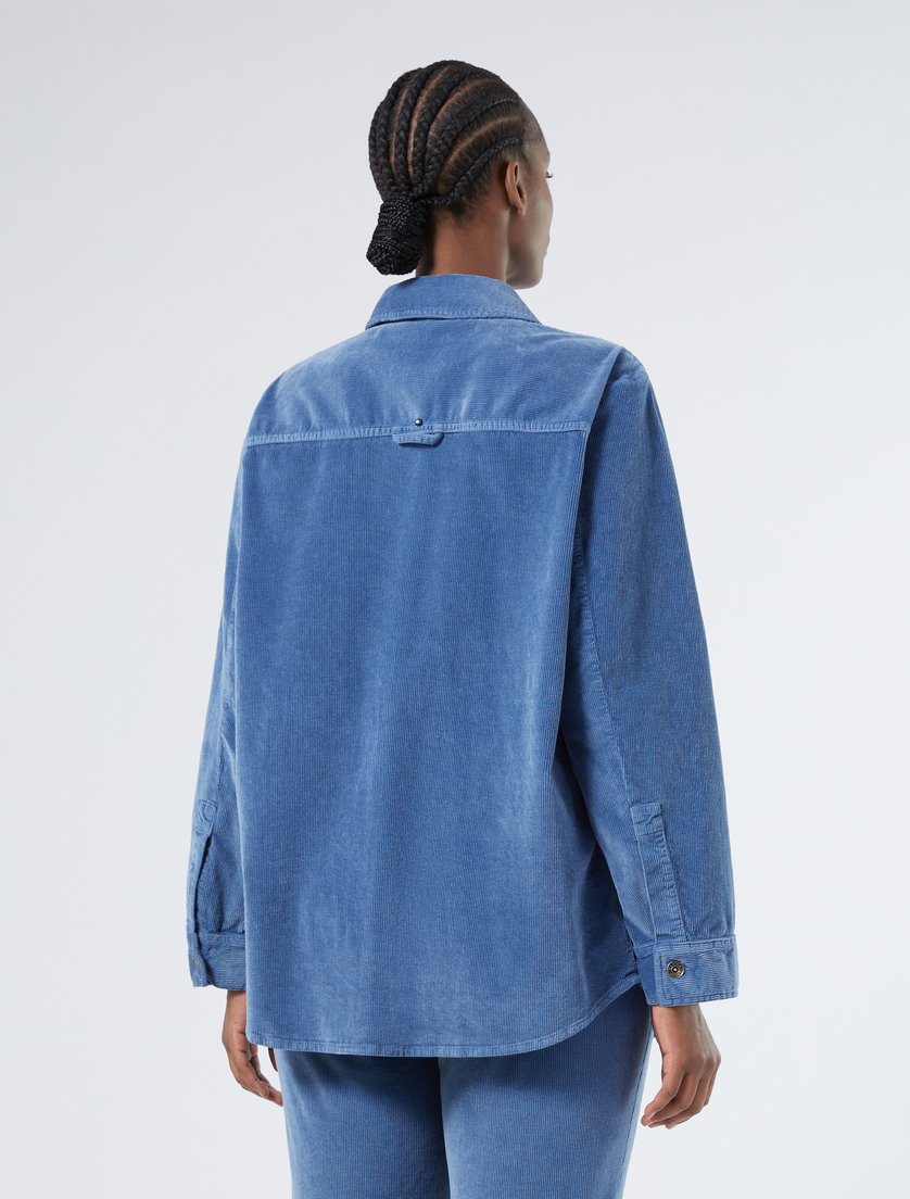 Velvet tunic - LIGHT BLUE - Marina Rinaldi - 4 Velvet tunic - LIGHT BLUE - Marina Rinaldi - 4