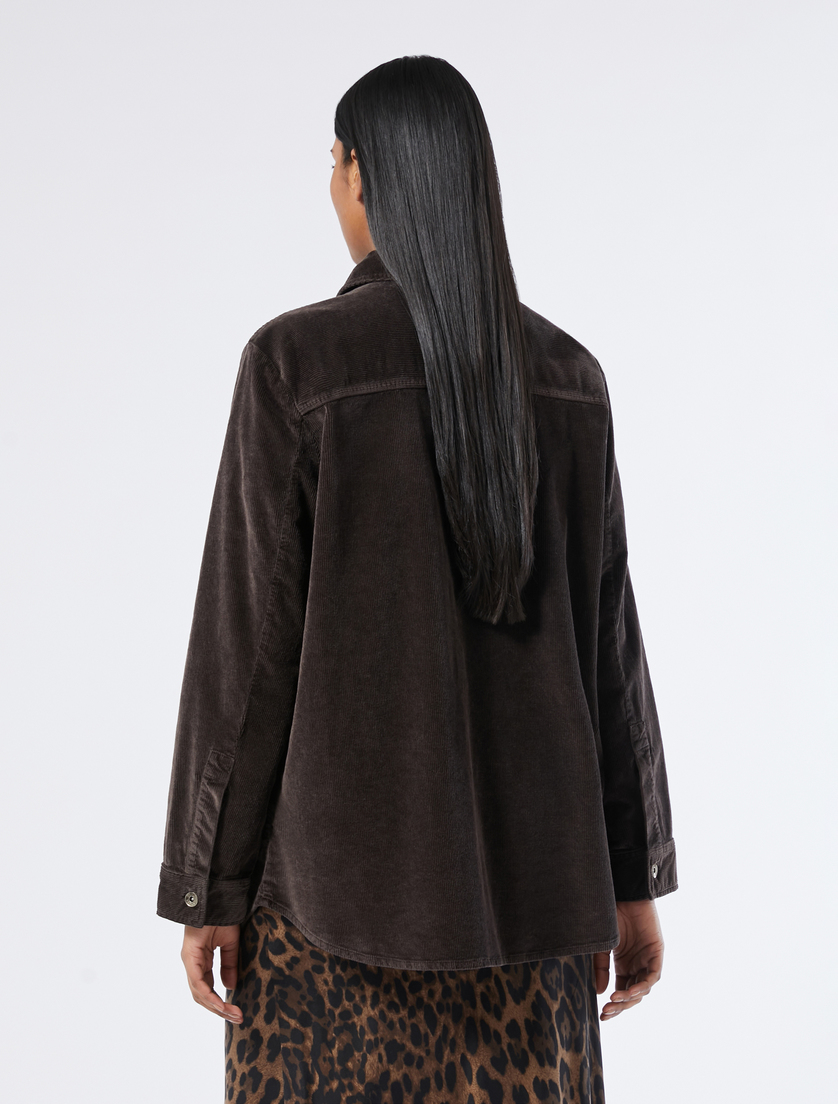 Velvet tunic - CHOCOLATE - Marina Rinaldi - 4 Velvet tunic - CHOCOLATE - Marina Rinaldi - 4