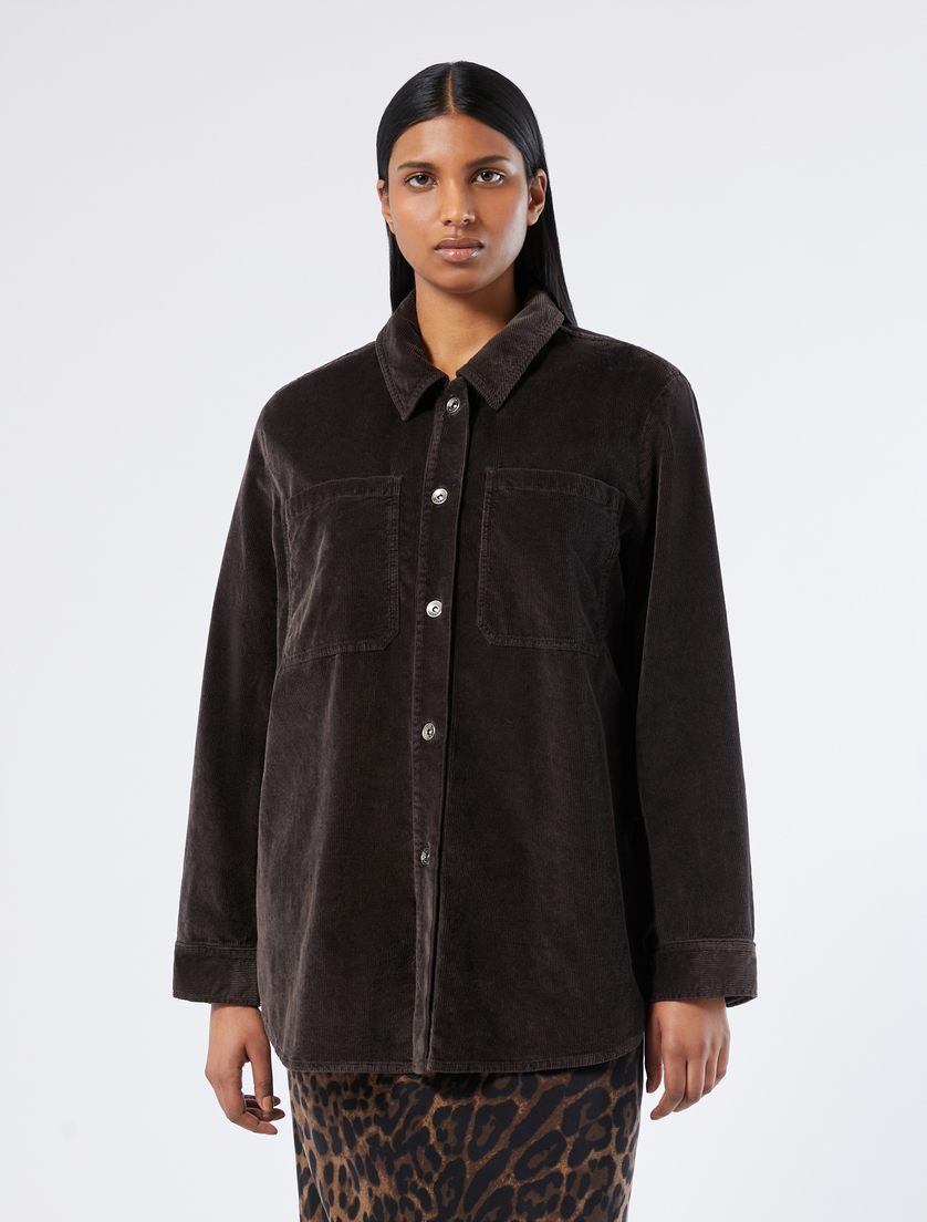 Velvet tunic - CHOCOLATE - Marina Rinaldi - 3 Velvet tunic - CHOCOLATE - Marina Rinaldi - 3