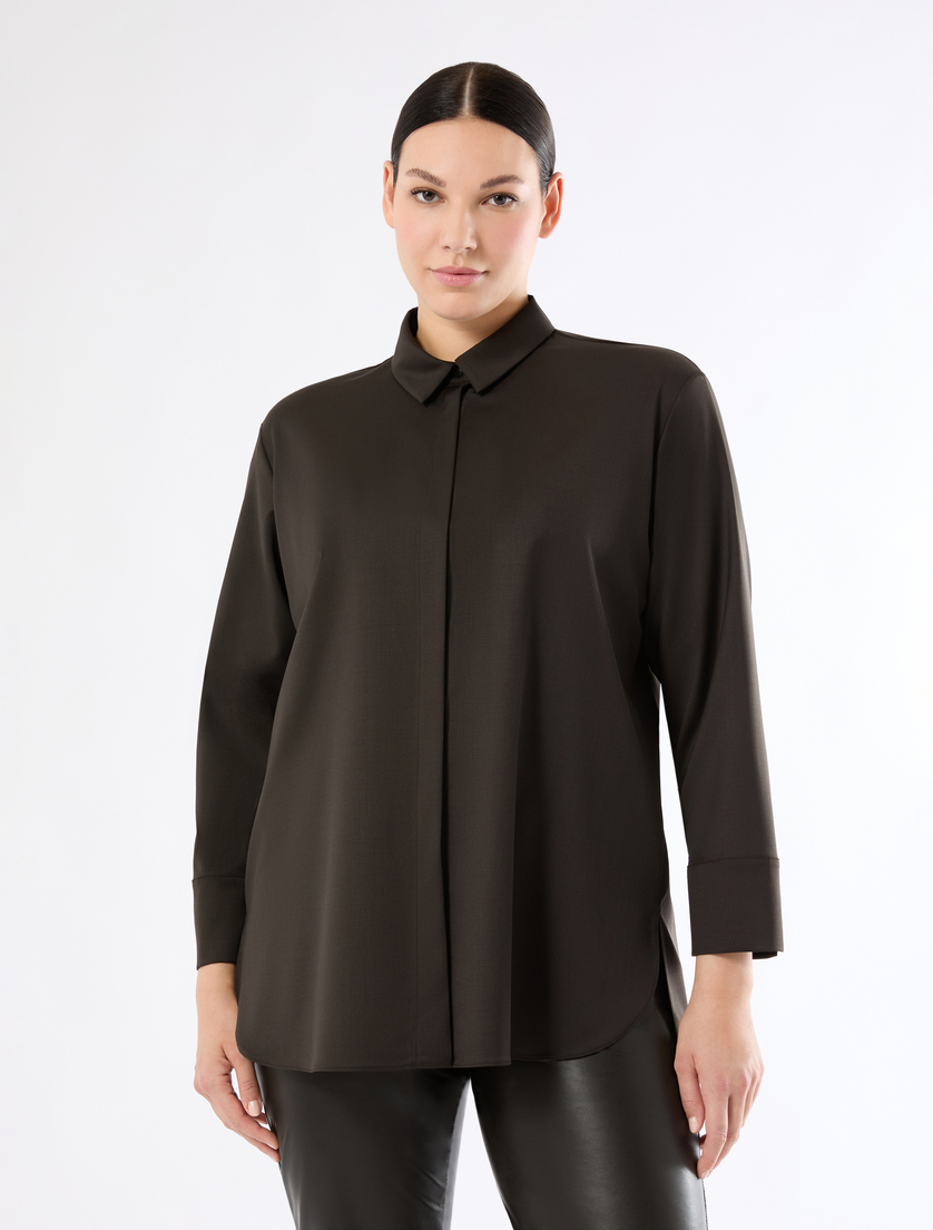 Wool blend tunic - Marina Rinaldi