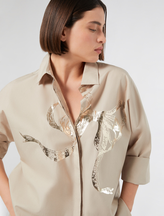 Poplin print shirt - Marina Rinaldi