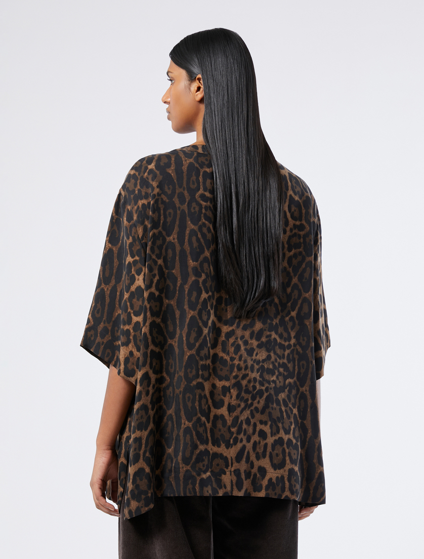Twill blouse - BLACK - Marina Rinaldi - 4 Twill blouse - BLACK - Marina Rinaldi - 4