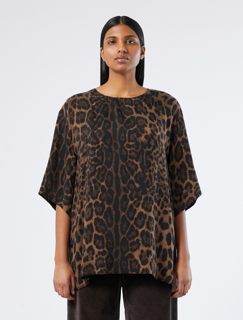 Twill blouse - BLACK - Marina Rinaldi - 3 Twill blouse - BLACK - Marina Rinaldi - 3