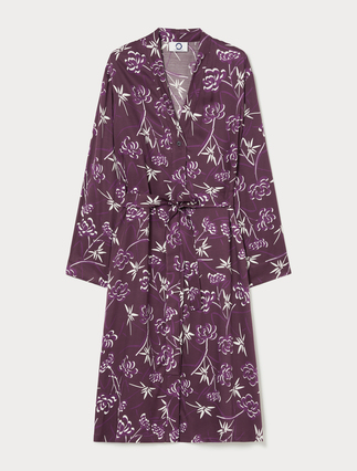 Kleid aus bedrucktem Twill - Marina Rinaldi
