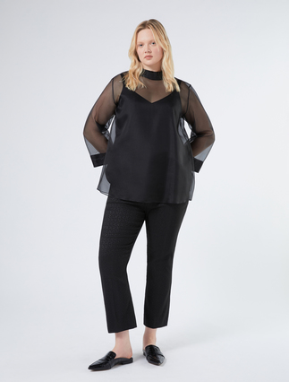 Silk organza tunic - Marina Rinaldi