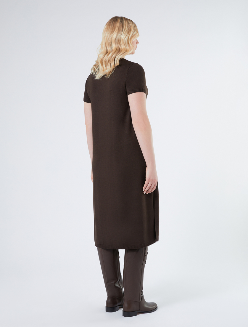 Kleid aus Wollgemisch - SCHOKOLADE - Marina Rinaldi - 4 Kleid aus Wollgemisch - SCHOKOLADE - Marina Rinaldi - 4